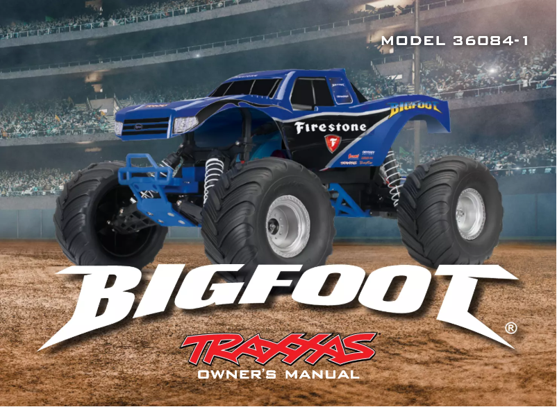 Page n°1 - Manuel utilisateur Traxxas Bigfoot