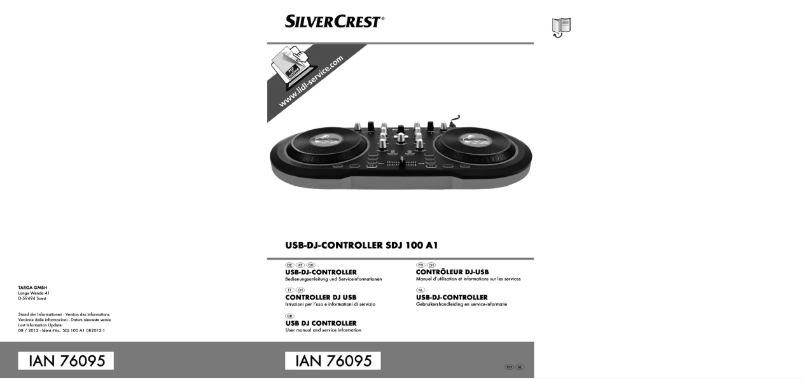 Page n°1 - Manuel utilisateur SilverCrest SDJ 100 A1