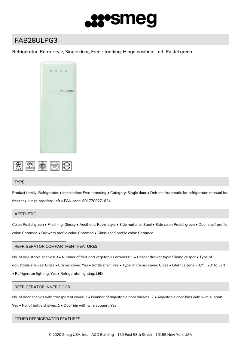 Image de la première page du manuel de l'appareil FAB28ULPG3