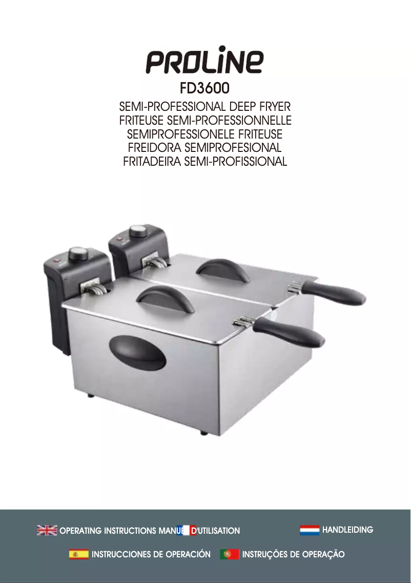 Page 1 de la notice Manuel utilisateur Proline FD3600