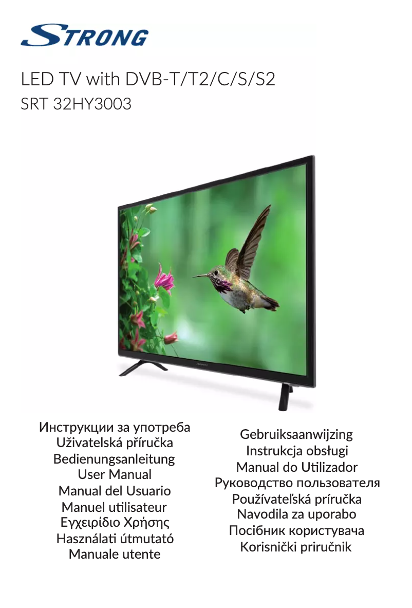 Page 1 de la notice Manuel utilisateur Strong 32HY3003
