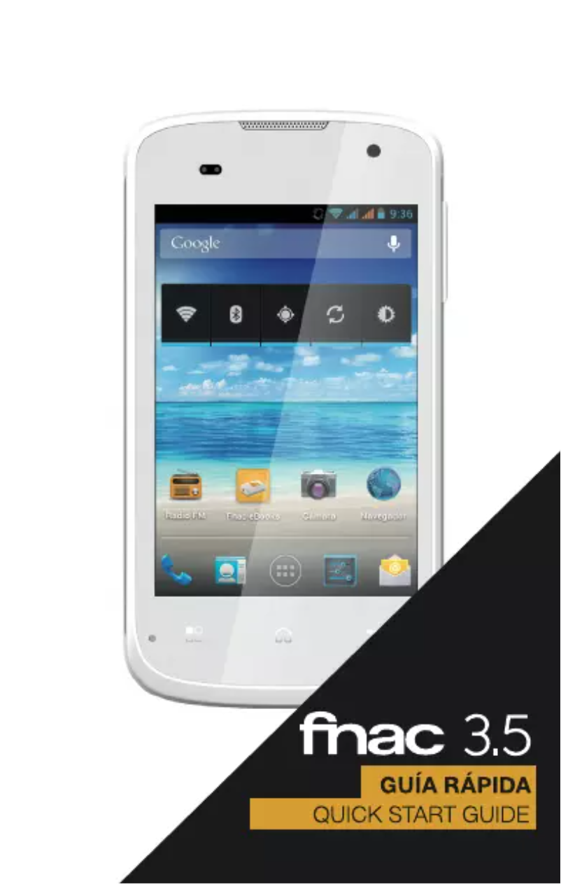 Image de la première page du manuel de l'appareil Fnac 3.5