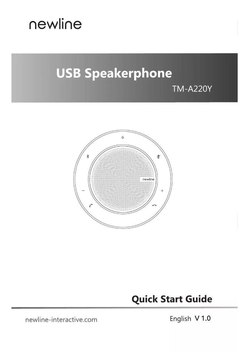 Page 1 de la notice Manuel utilisateur Newline Meet Cam Set TM-A220Y