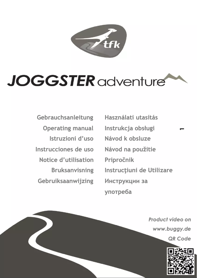 Image de la première page du manuel de l'appareil Joggster Adventure