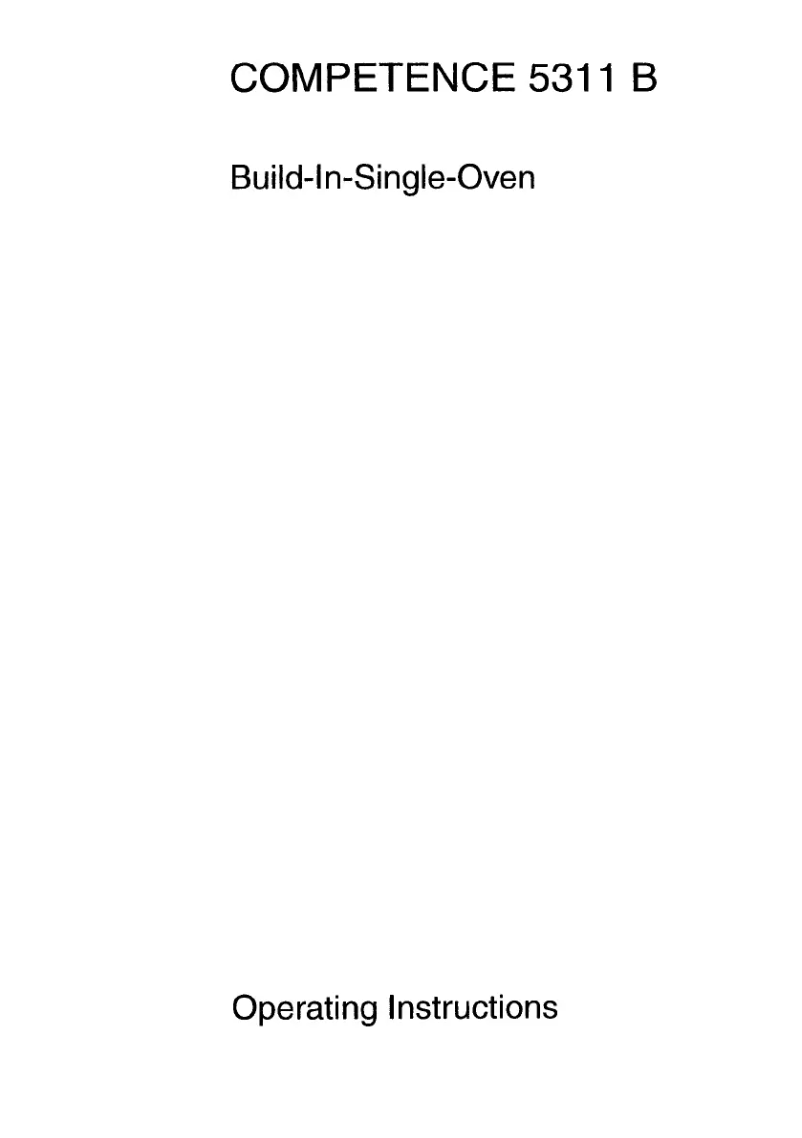 Image de la première page du manuel de l'appareil Competence 5311 B b
