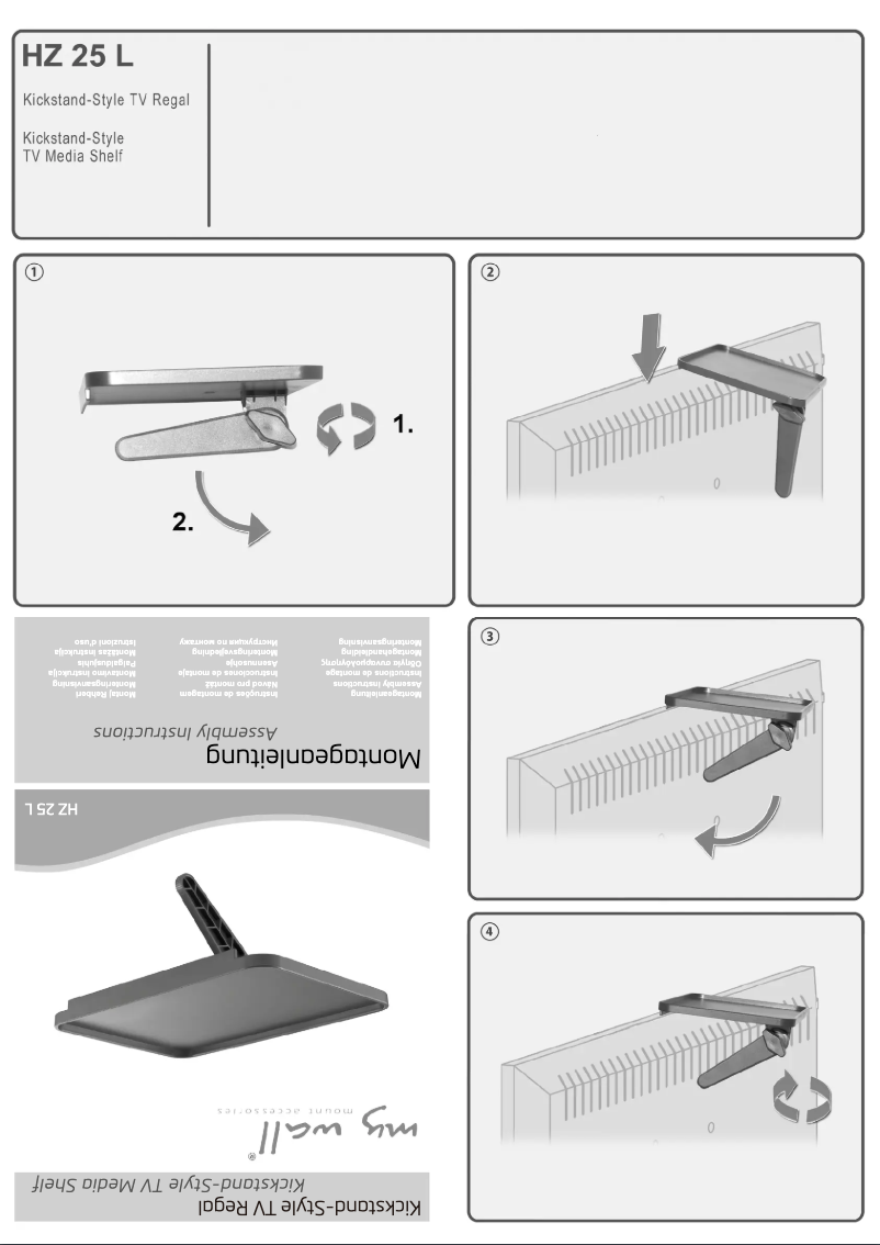 Page 1 de la notice Manuel utilisateur My Wall HZ 25 L