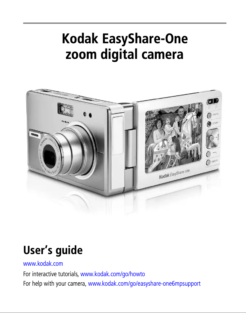 Page n°1 - Manuel utilisateur Kodak EasyShare One