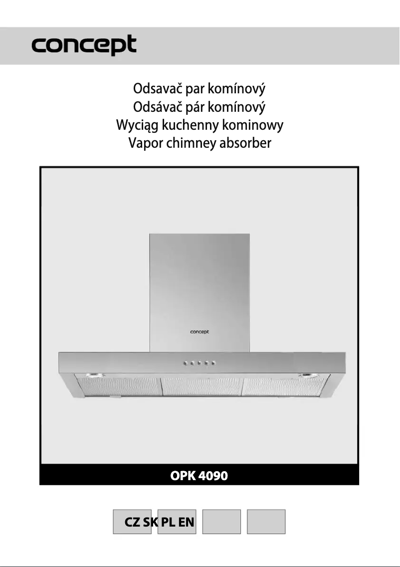 Image de la première page du manuel de l'appareil OPK-4090