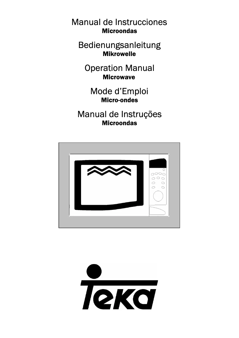 Page 1 de la notice Manuel utilisateur Teka TMW 18 STI