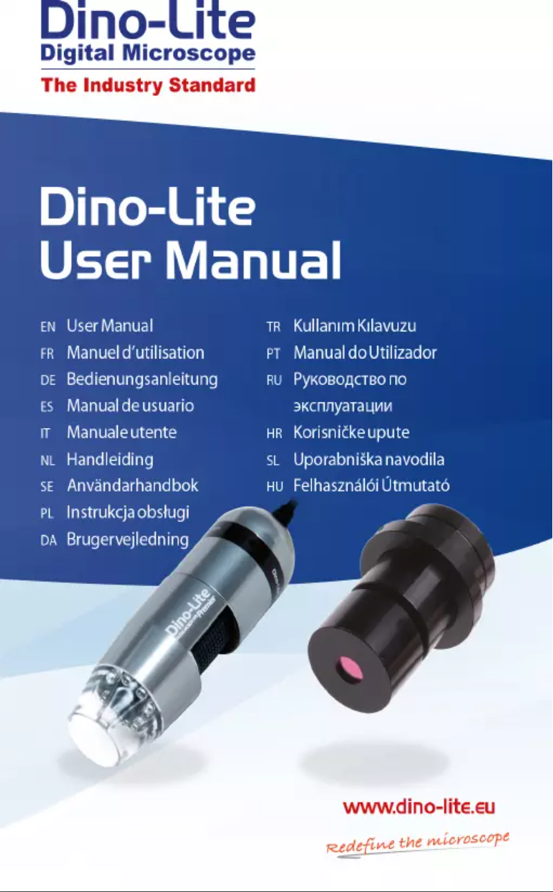 Page 1 de la notice Manuel utilisateur Dino-Lite AM4013MT