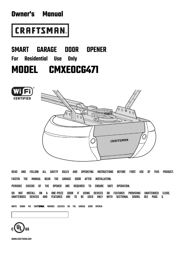 Image de la première page du manuel de l'appareil CMXEOCG471