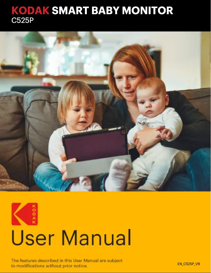 Image de la première page du manuel de l'appareil Cherish C525P