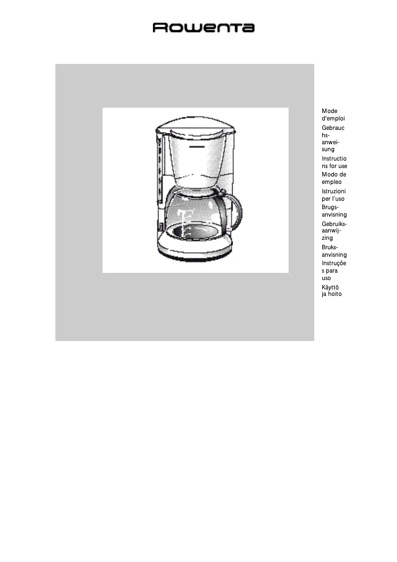 Image de la première page du manuel de l'appareil CG 308