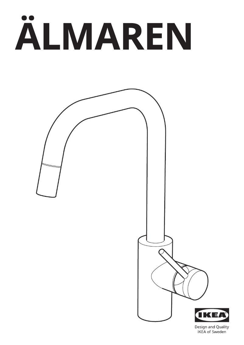 Page 1 de la notice Manuel utilisateur Ikea ÄLMAREN 403.416.48