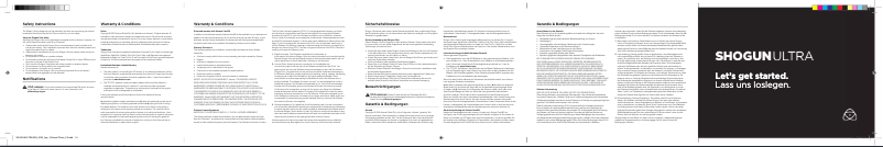 Page n°1 - Manuel utilisateur Atomos Shogun Ultra