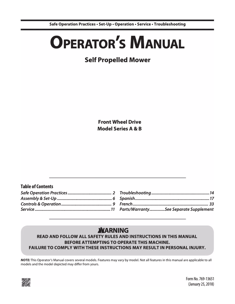 Page 1 de la notice Manuel utilisateur Remington RM210