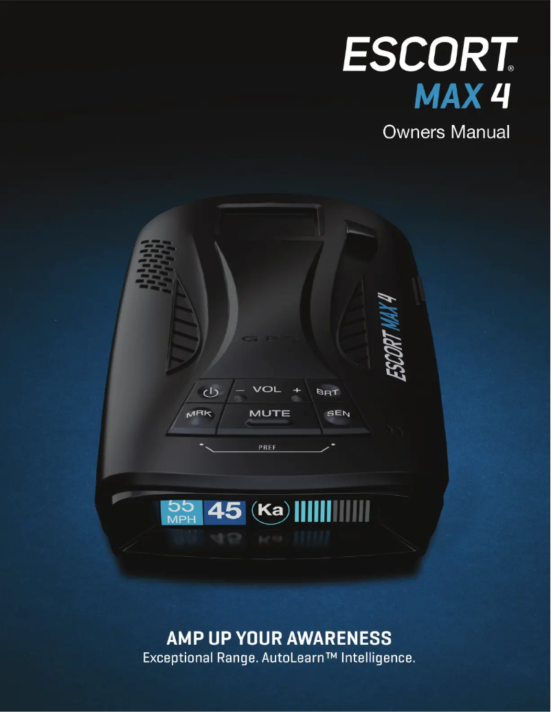 Image de la première page du manuel de l'appareil MAX 4