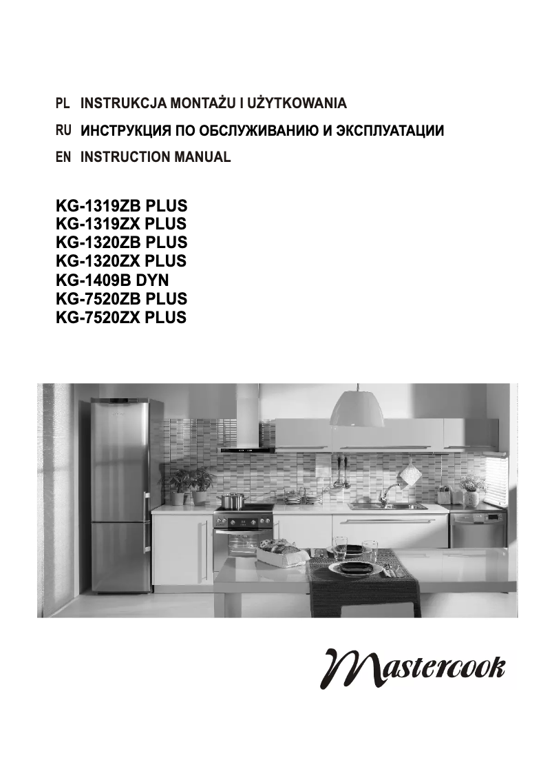 Page 1 de la notice Manuel utilisateur Mastercook KG-7520ZB Plus