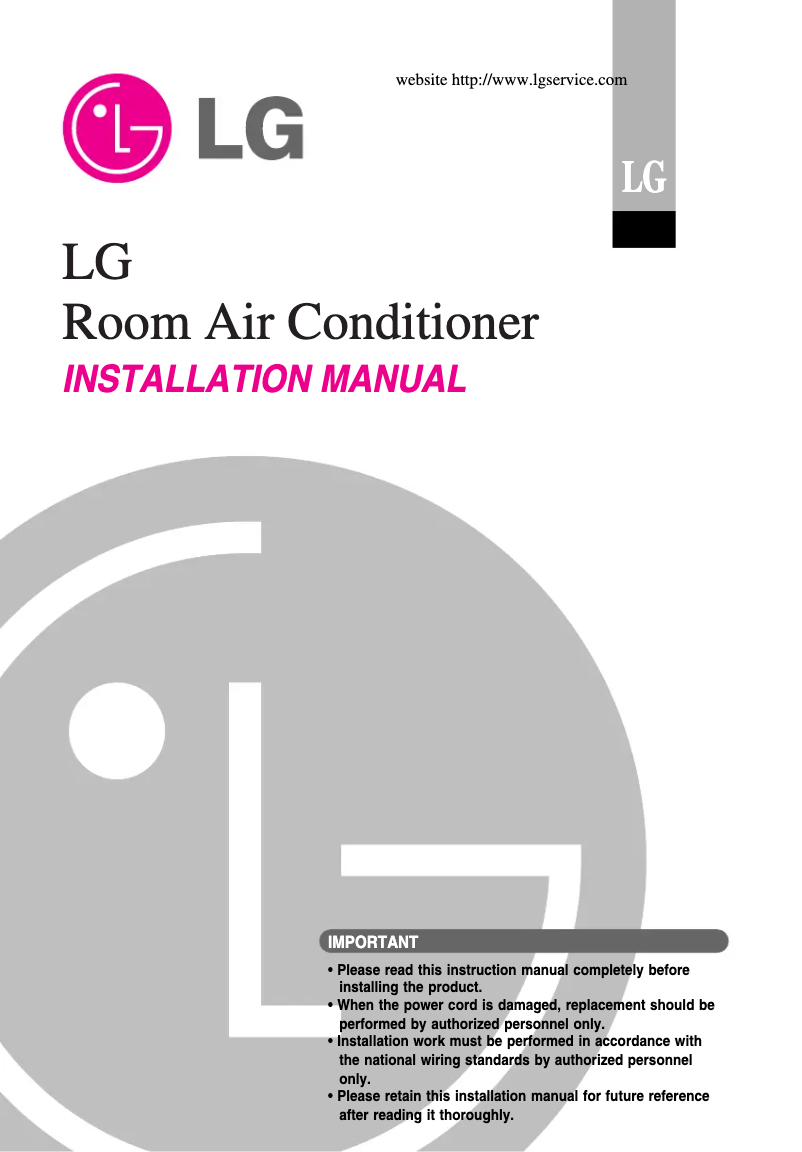 Image de la première page du manuel de l'appareil TSUH1868ML0