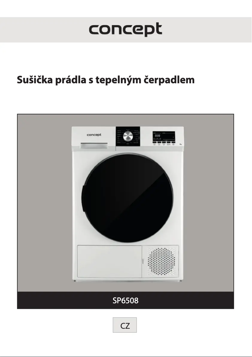 Image de la première page du manuel de l'appareil SP6508