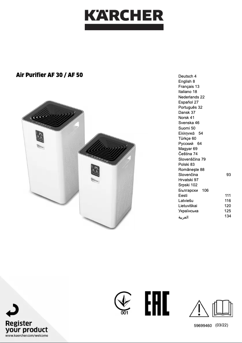 Image de la première page du manuel de l'appareil AF 50