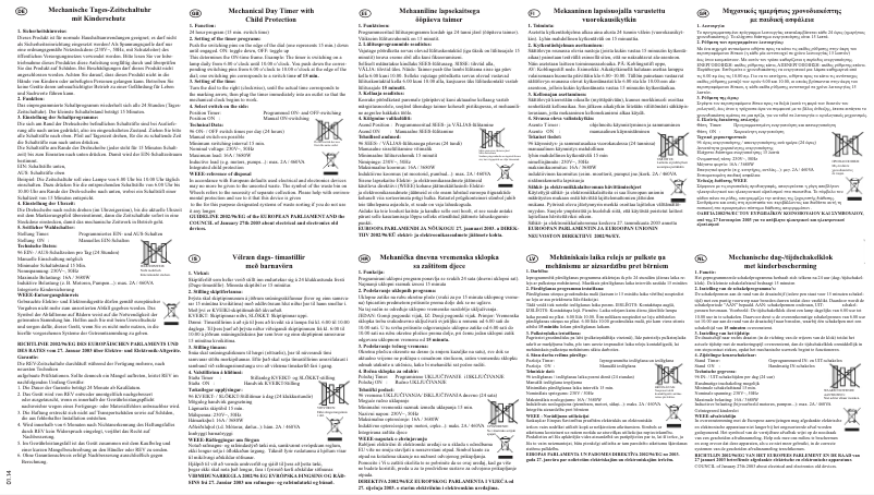 Page 1 de la notice Manuel utilisateur REV 25020