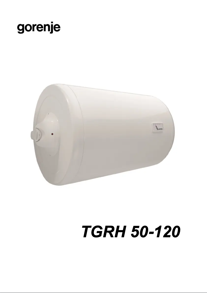 Image de la première page du manuel de l'appareil TGRH120