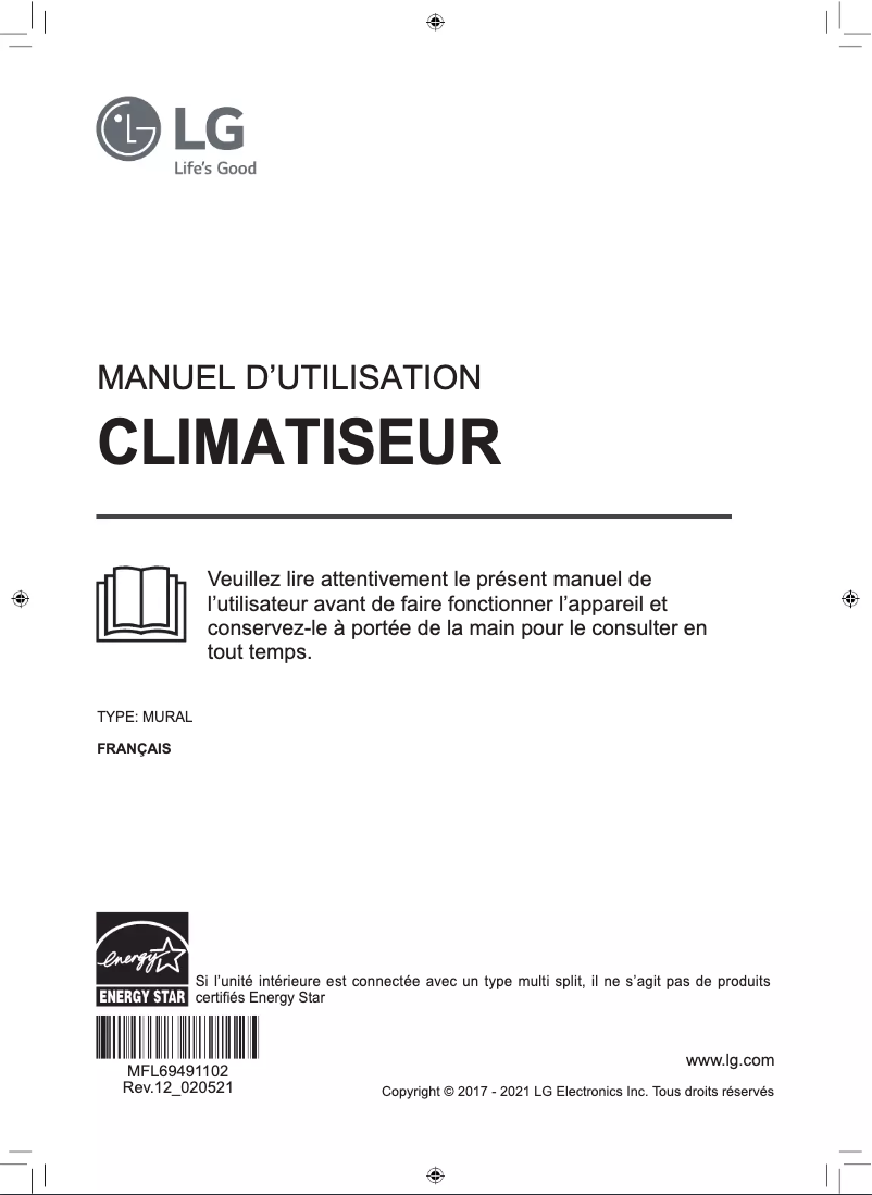 Image de la première page du manuel de l'appareil LSN090HSV5