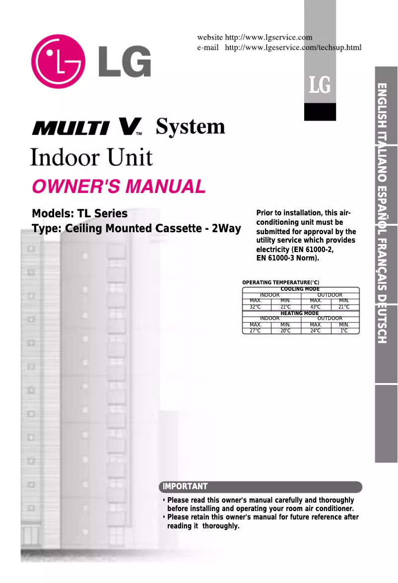 Page 1 de la notice Manuel utilisateur LG LRNU18GTLA0