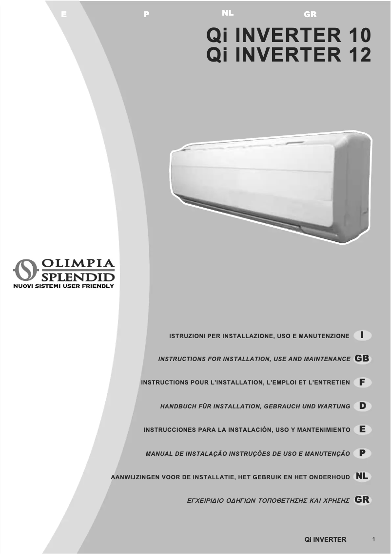 Image de la première page du manuel de l'appareil Qi Inverter