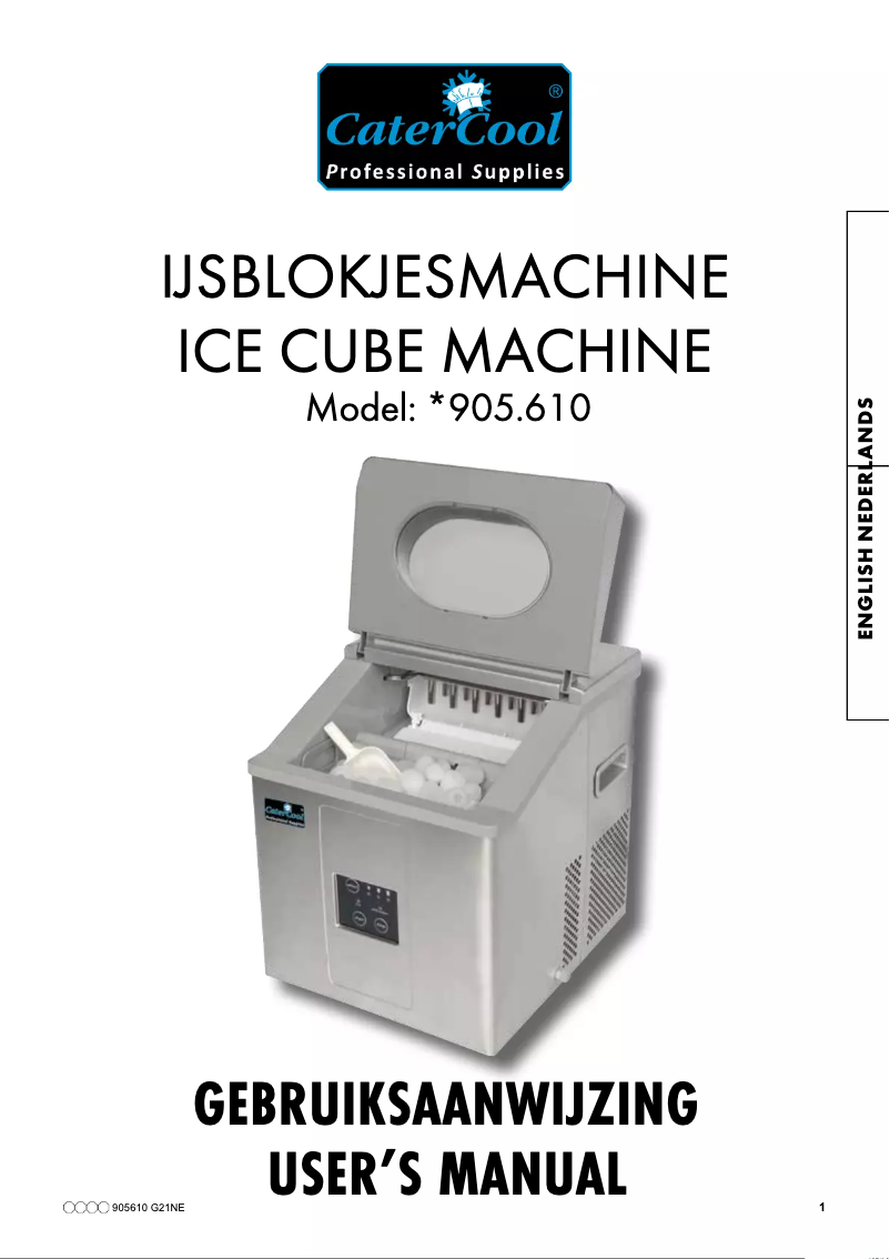 Image de la première page du manuel de l'appareil 905610