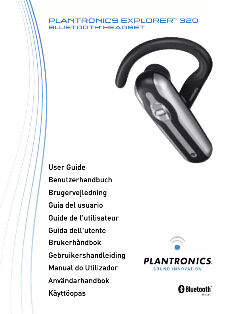 Page n°1 - Manuel utilisateur Plantronics Explorer 320
