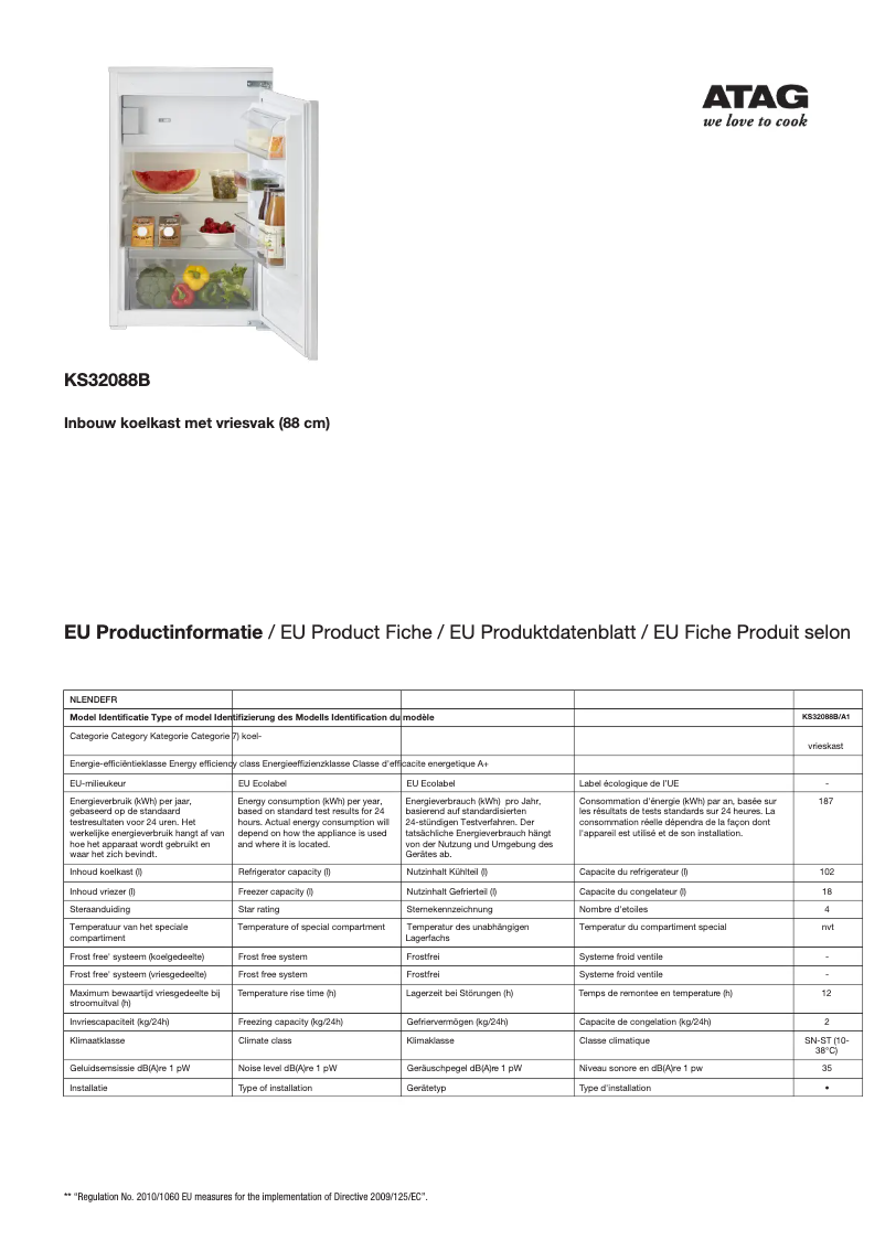 Image de la première page du manuel de l'appareil KS32088B