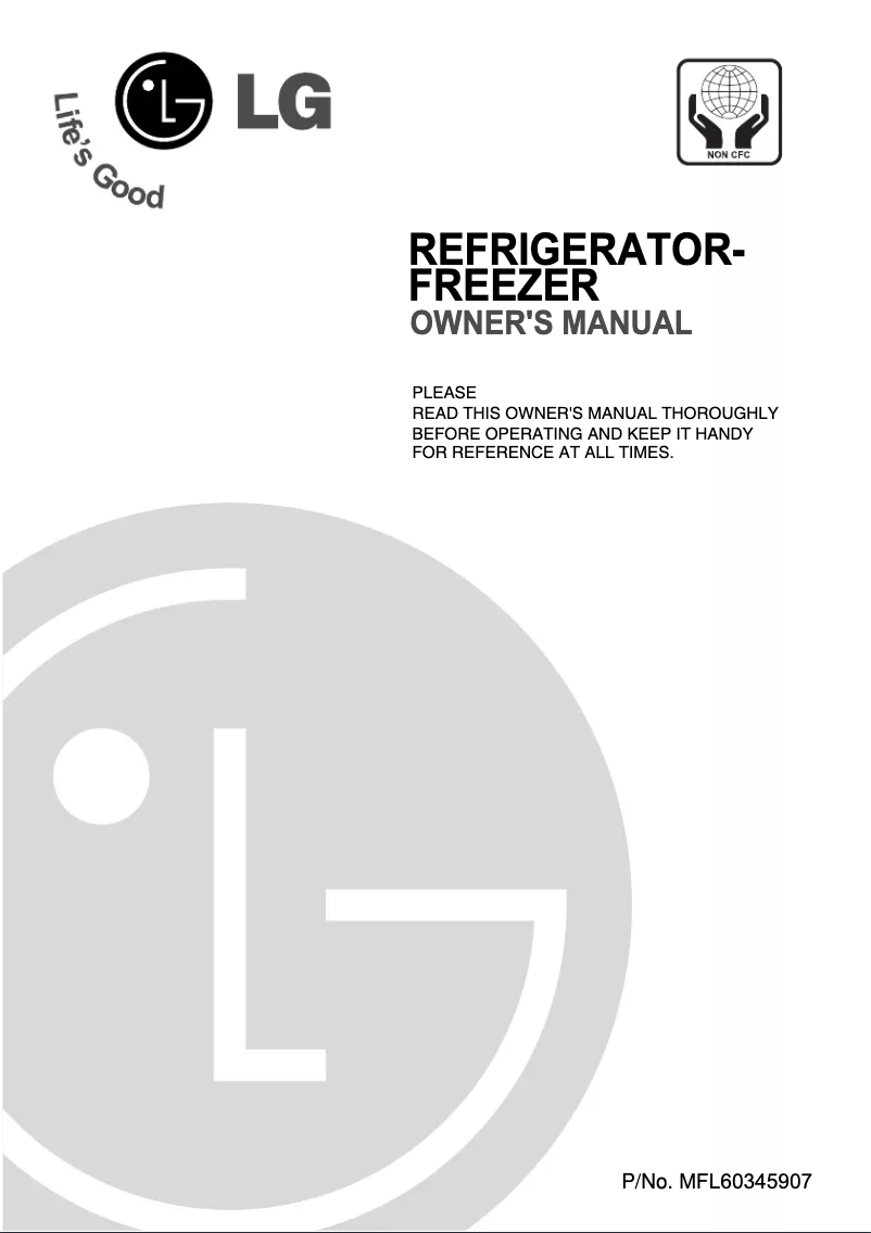 Image de la première page du manuel de l'appareil GN-205VW