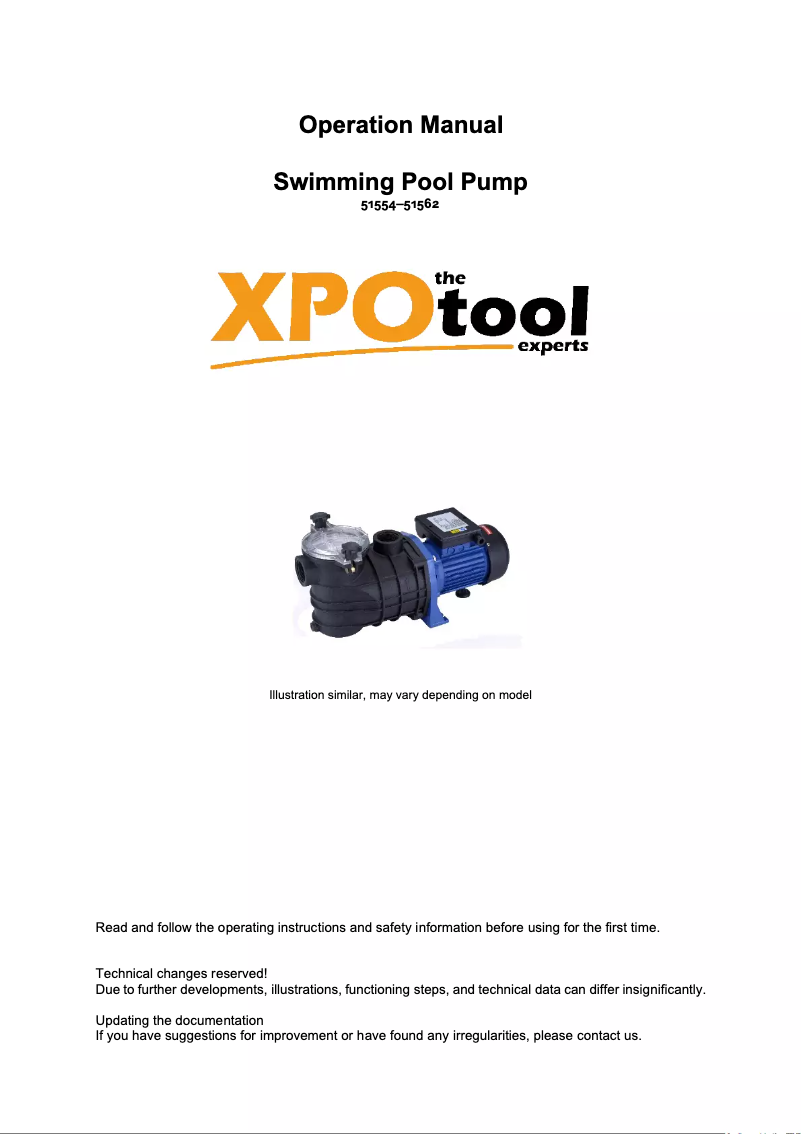 Image de la première page du manuel de l'appareil 51562