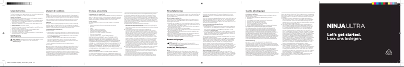 Page 1 de la notice Manuel utilisateur Atomos Ninja Ultra