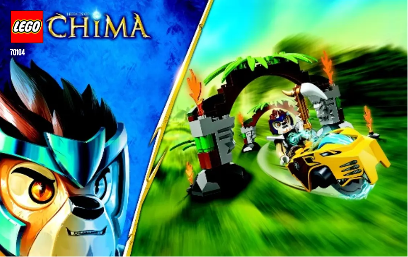 Page 1 de la notice Manuel utilisateur Lego Chima 70104