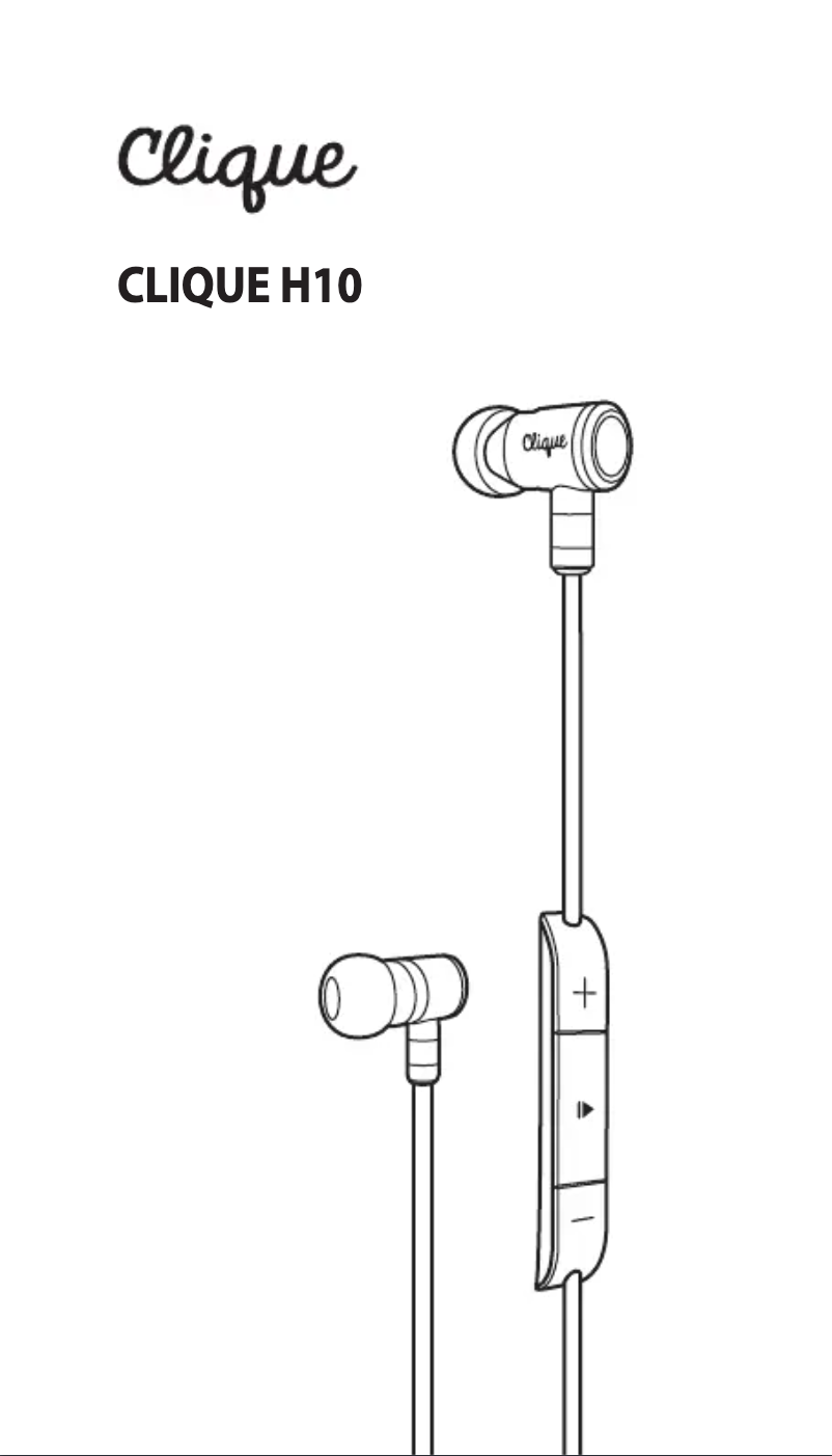 Page 1 de la notice Manuel utilisateur Asus Clique H10