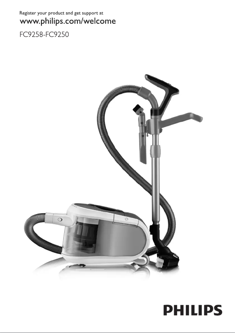 Image de la première page du manuel de l'appareil ErgoFit FC9252