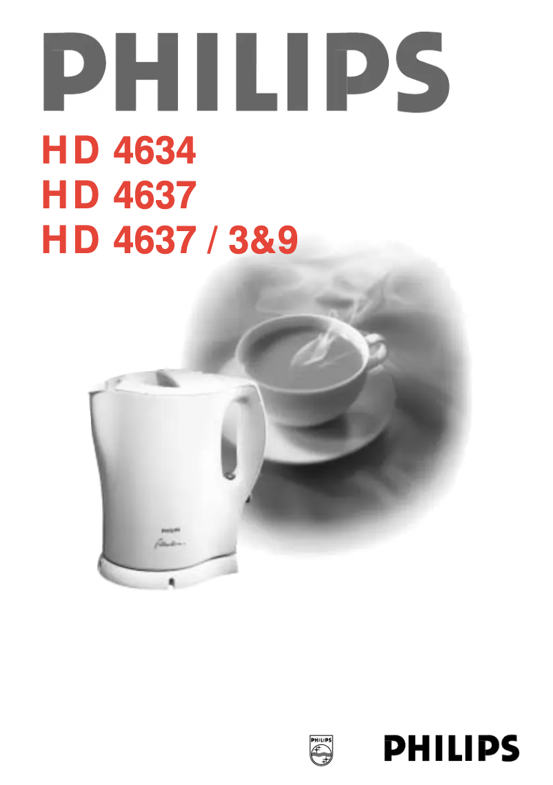 Page n°1 - Manuel utilisateur Philips HD4634