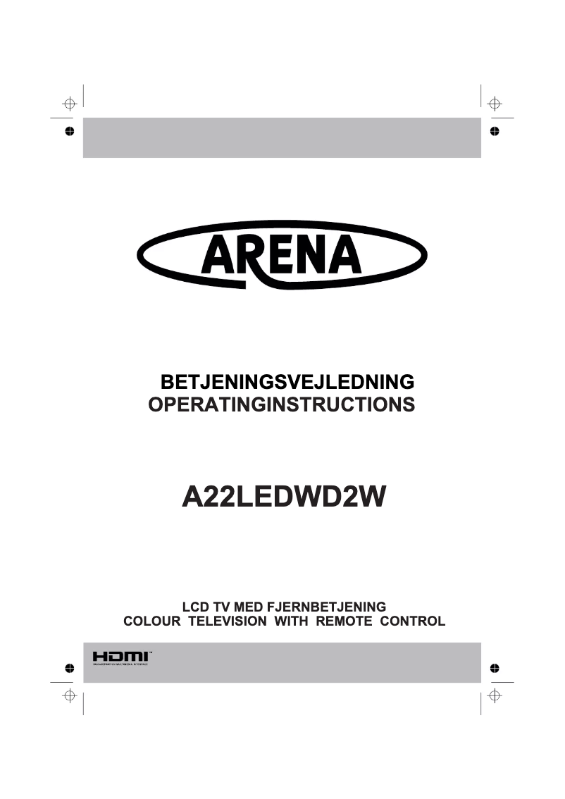 Imagen de la primera página del manual del dispositivo A22LEDWD2W