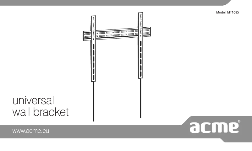 Image de la première page du manuel de l'appareil MT108S