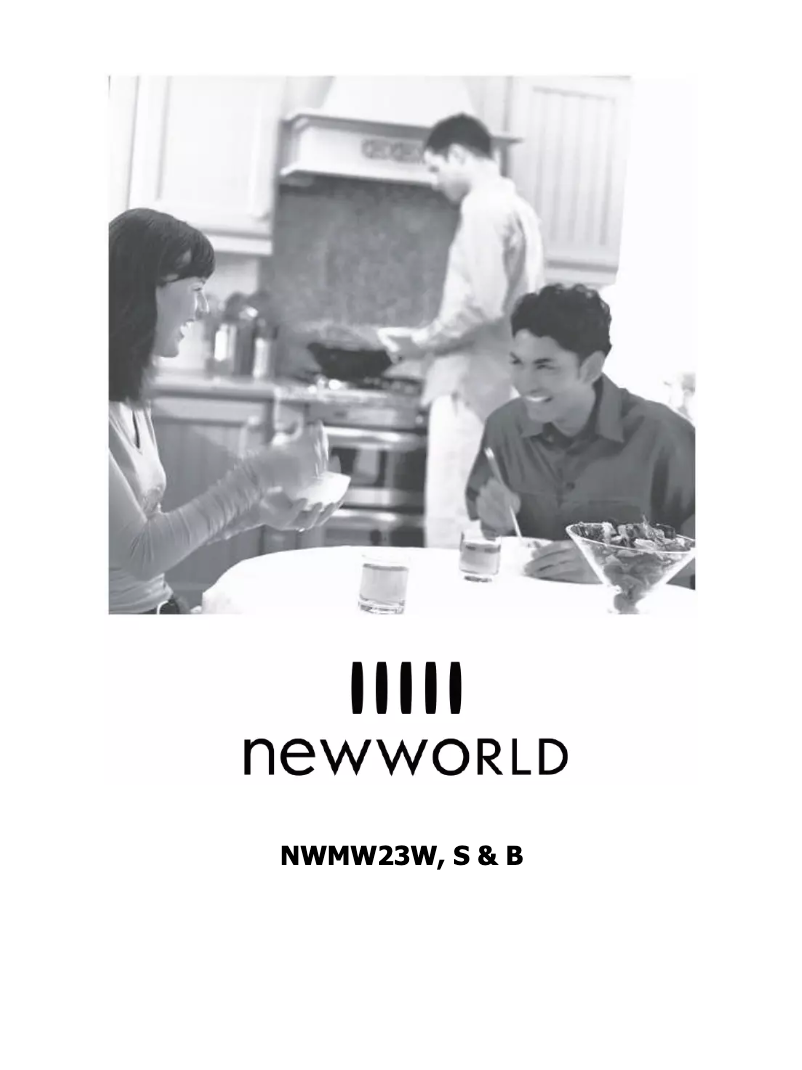 Image de la première page du manuel de l'appareil NWMW23W