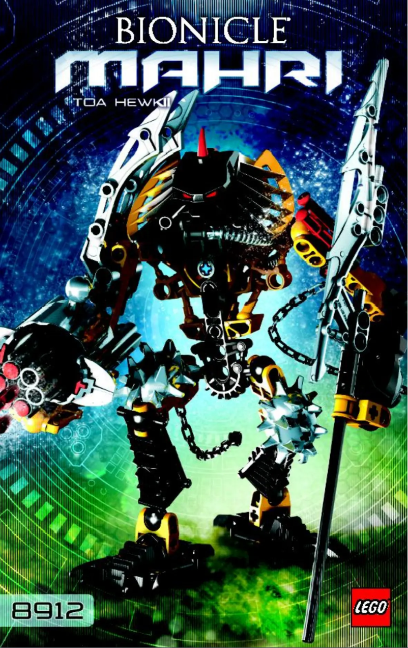 Page 1 de la notice Manuel utilisateur Lego Bionicle 8912