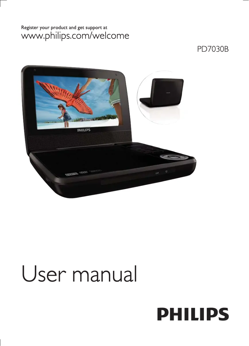 Image de la première page du manuel de l'appareil PD7030B