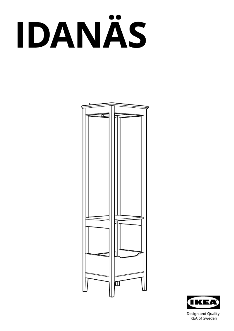 Page 1 de la notice Manuel utilisateur Ikea IDANÄS 004.588.43
