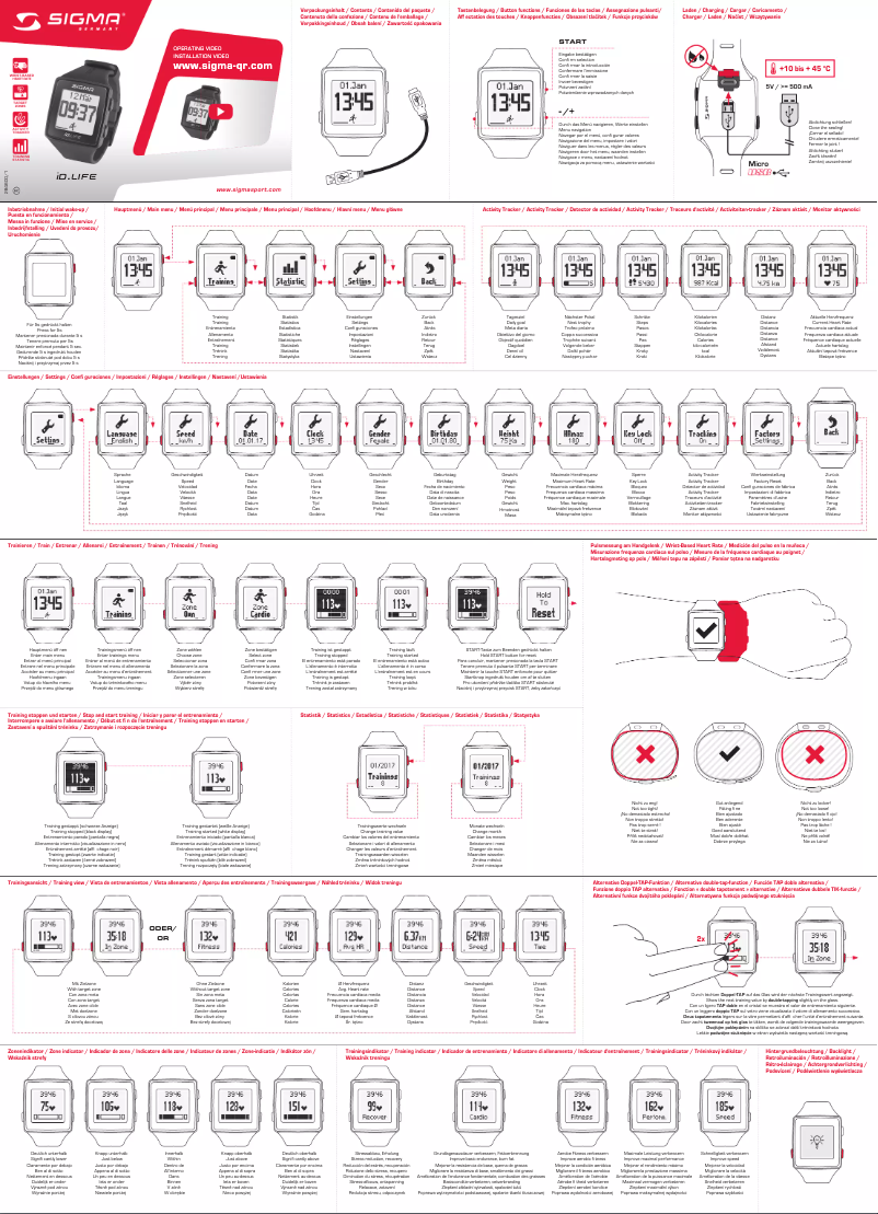 Page n°1 - Manuel utilisateur Sigma iD.Life