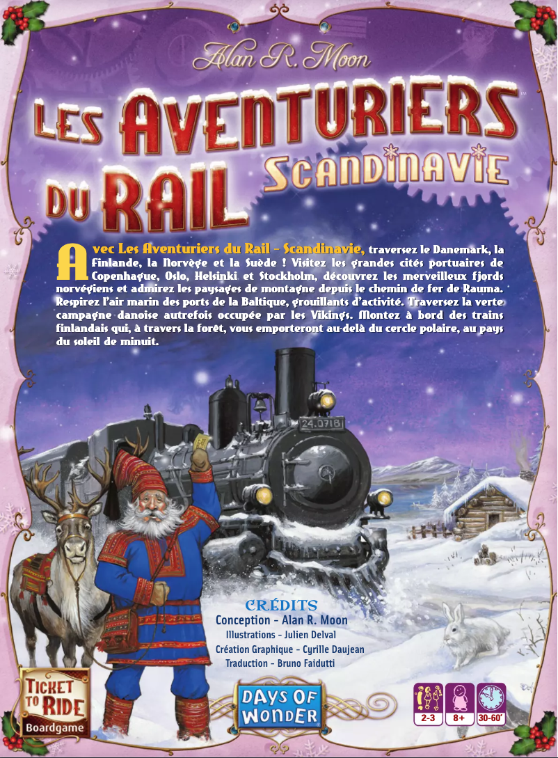 Page 1 de la notice Manuel utilisateur Days of Wonder Ticket to Ride - Nordic Countries