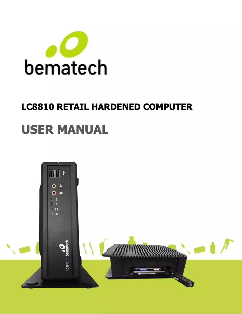 Page n°1 - Manuel utilisateur Bematech LC8810