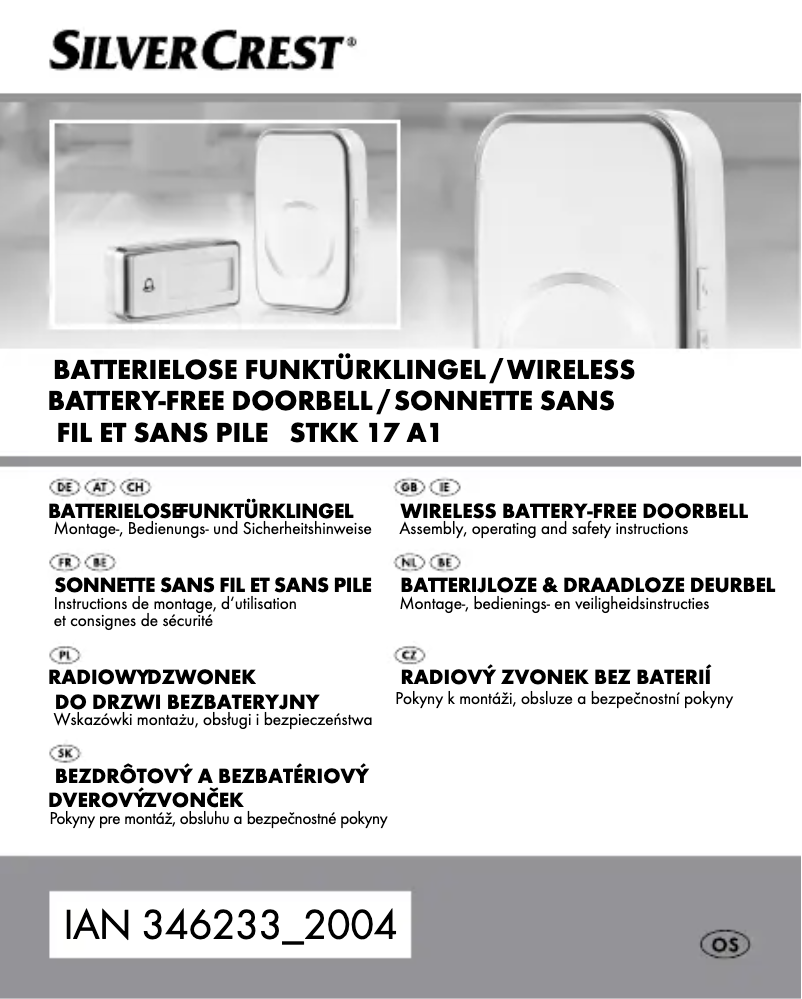 Page 1 de la notice Manuel utilisateur SilverCrest STKK 17 A1